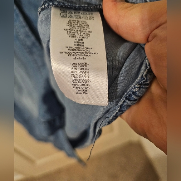 Michael Kors Denim Shirt Size 12 - Picture 3 of 5